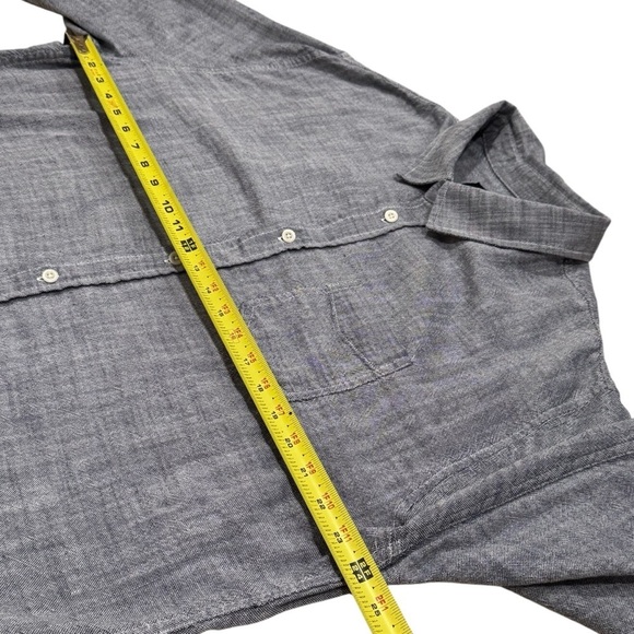 Rails Wyatt Chambray Button Down in Blue Heather Lightweight Men’s Size XXL - Picture 10 of 11